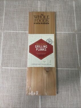 Whole Foods Market Western Red Cedar Grilling Planks 2 Pack